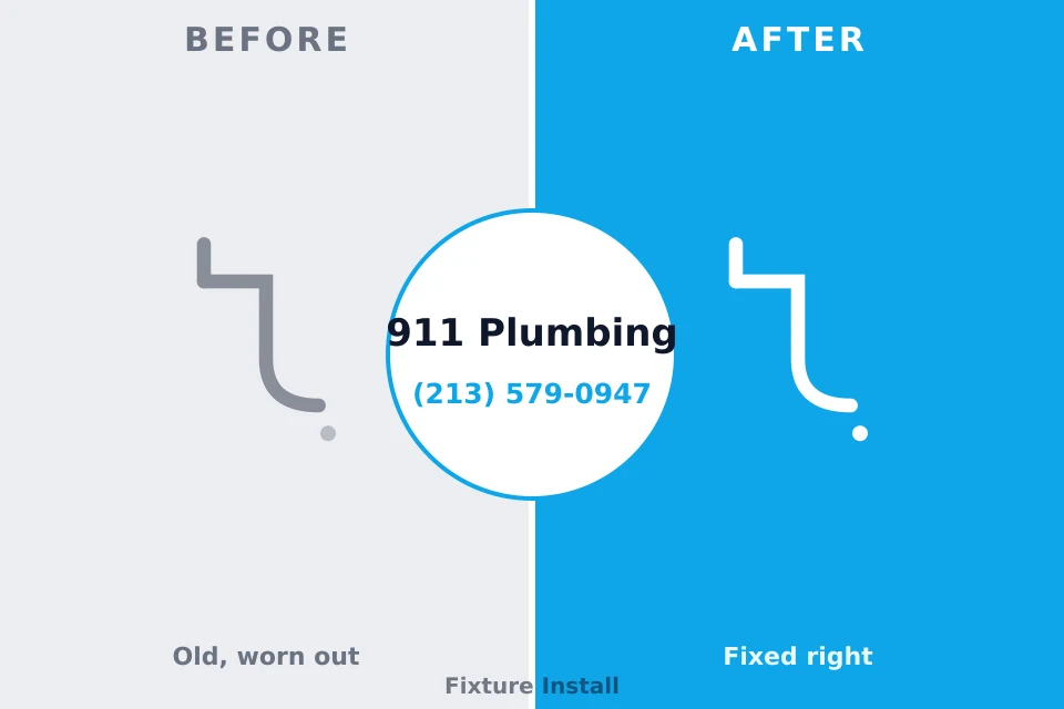 Before and after: plumbing repair Perryville, MO
